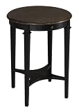 Side Table with Drawer Brown Finish
