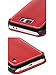 E LV Case for Galaxy S6 Active - Slim Case Cover PU Leather Flip Folio Wallet Case Cover for Samsung Galaxy S6 Active - RED/Black