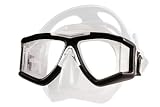 New Tilos Double Lens Panoramic View Scuba Diving & Snorkeling Mask (Black)