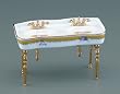 Reutter Porcelain French Rose Miniature Double Sink
