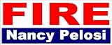 Fire Nancy Pelosi bumper sticker decal - anti obama