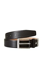 Ortiz & Reed Cinturón Piel Black Leather Belt (Negro)