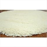 Safavieh Shag SG140A Honey White Handmade Rug 4' Round