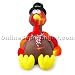 Balloon - Airblown Thanksgiving Inflatable Turkey with Pilgrim Hat Balloon- 6 Foot Tall