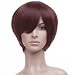 Red Brown Short Length Anime Cosplay Costume Wig