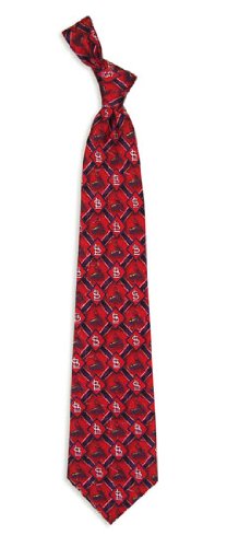 St Louis Cardinals Pattern 3 Silk Necktie