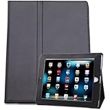 HDE&reg; Black Magnetic Folding Cover Case Stand for iPad 1st Generation