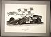 1991 - Custom Black Metal Frame - Phoenix International Raceway - Numbered Litho Signed by Artist - Arie Luyendyk Indy Car - #15 of 500 - Very Rare - Collectible
