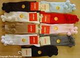 Blue Long PomPom Sock 6-12months