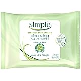 Simple Cleansing Facial Wipes, 25 Count