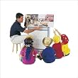 RAINBOW ACCENTS BIG BOOK EASEL WRITE-N-WIPE FRONT BLUE