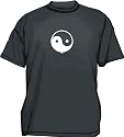 Ying Yang Symbol logo Men's tee Shirt in 12 colors Small thru 6XL
