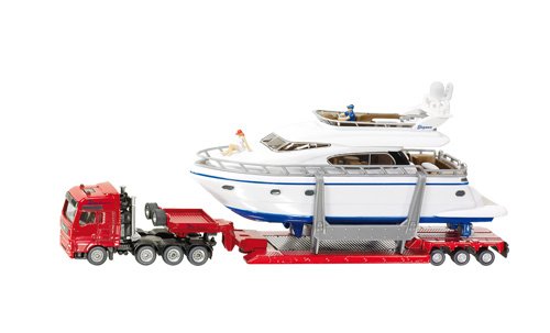 Siku 1849 - Schwertransport mit Yacht (farblich sortiert)