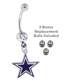 Dallas Cowboys NFL Sexy Belly Navel Ring Amazon.com