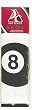 Set of 2 Pre-packaged Pro Series 8-ball towel. - Billiards Equipment