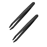 uxcell　ツイーザー　ピンセット　93305モデル　反静電気　3mmチップ幅　2個