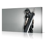 FANTASY Warrior Large Gallery Framed Canvas Art Print Ready To Hang NEW [Kitchen]