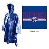 New York Giants NFL Adult Rain Poncho