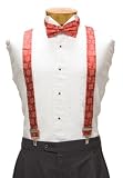 Nebraska Suspenders - University of Nebraska Red Suspenders with N Logo