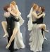 Funny Sexy Kissing Bride and Groom Wedding Cake Topper