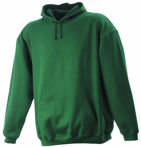 James & Nicholson Herren Sweatshirt Hooded, dark-green, XL, JN047 dgr Preisvergleich