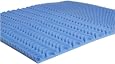 Carpenter Colorful Memory Foam Twin/Twin XL Mattress Topper, Blue