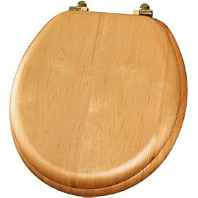 Buy Bemis Mfg Co 9601TBR 378 Round Toilet Seat with Stylish Non-Corrosive Brass... by Bemis now!