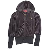 Puma Girls 2-6x Metallic Hoodie,Grey,5