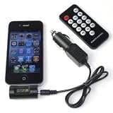 ATC FM TRANSMITTER+Car Charger iPhone 4 3GS 3G iPod TOUCH MP3 with Remote Control