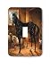 Thoroughbred Horse Decorative Steel Switchplate Cover