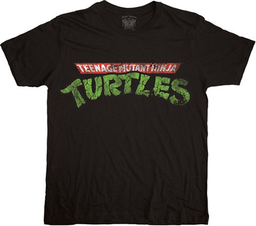  Mens Teenage Mutant Ninja Turtles Logo T-shirt
