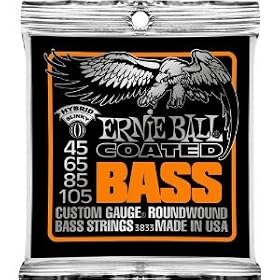 Ernie Ball 3833 Coated Hybrid Slinky Bass Strings