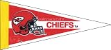 Football Pennants: NFL Mini Kansas City Chiefs Pennant