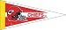 Football Pennants: NFL Mini Kansas City Chiefs Pennant