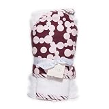 Bask Home Hooded Towel & Washcloth Set - Bubbles Pink