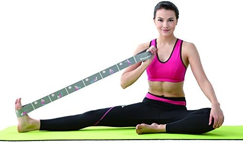 Exercise Band, Resistance Stretch Training, Wide with Print-on Exercise Chart - ClubFit Sports Gear
