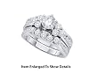 Awesome 2.00 Ctw. Genuine Diamond Ladies Bridal Set 14k. Gold