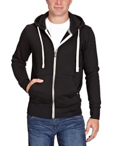 Jack & Jones Storm - Sudadera con capucha de manga larga para hombre, talla 48, color negro
