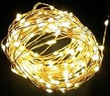 Innoo Tech Warm White 2m/6.5ft 20 LED Copper wire String Lights Battery Operated for XMAS Christmas Tree Wedding Outdoor Party