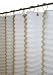Park B.Smith Retro Stripe 72 Inch by 72 Inch Shower Curtain, White