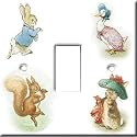 Beatrix Potter Four Characters Switch Cover