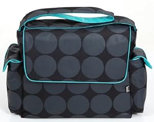 OiOi Baby Dot Messenger Bag, Turquoise