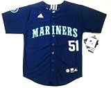 MLB Adidas Seattle Mariners Ichiro Suzuki Youth Small Stitched Navy Jersey (Size 8)