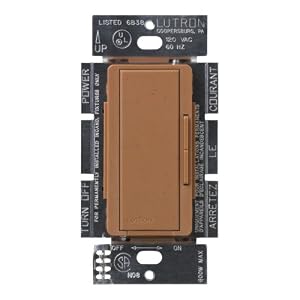 Lutron MSC-AD-TC Maestro 600-Watt Accessory Dimmer Terracotta by 
