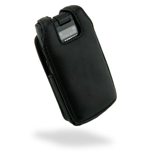Wireless Technologies Premium Leather Case with Ratcheting Clip for Samsung A717 [Retail Packaged]