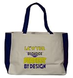 Lawyer By Choice Perfect By Design Large BELLA TOTEBAG w/ pockets (Choice of Colors)