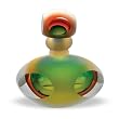 Badash Murano Style Karma 5"  Perfume Bottle