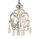 La Petite Femme 3 Bulb Mini-Chandelier - Diamond