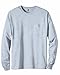 Hanes 5596 6.1 oz. Tagless Long-Sleeve Pocket T-Shirt - Light Steel - Medium
