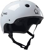 2008 Pro-Tec BMX/Skateboard Helmet Gloss White Classic